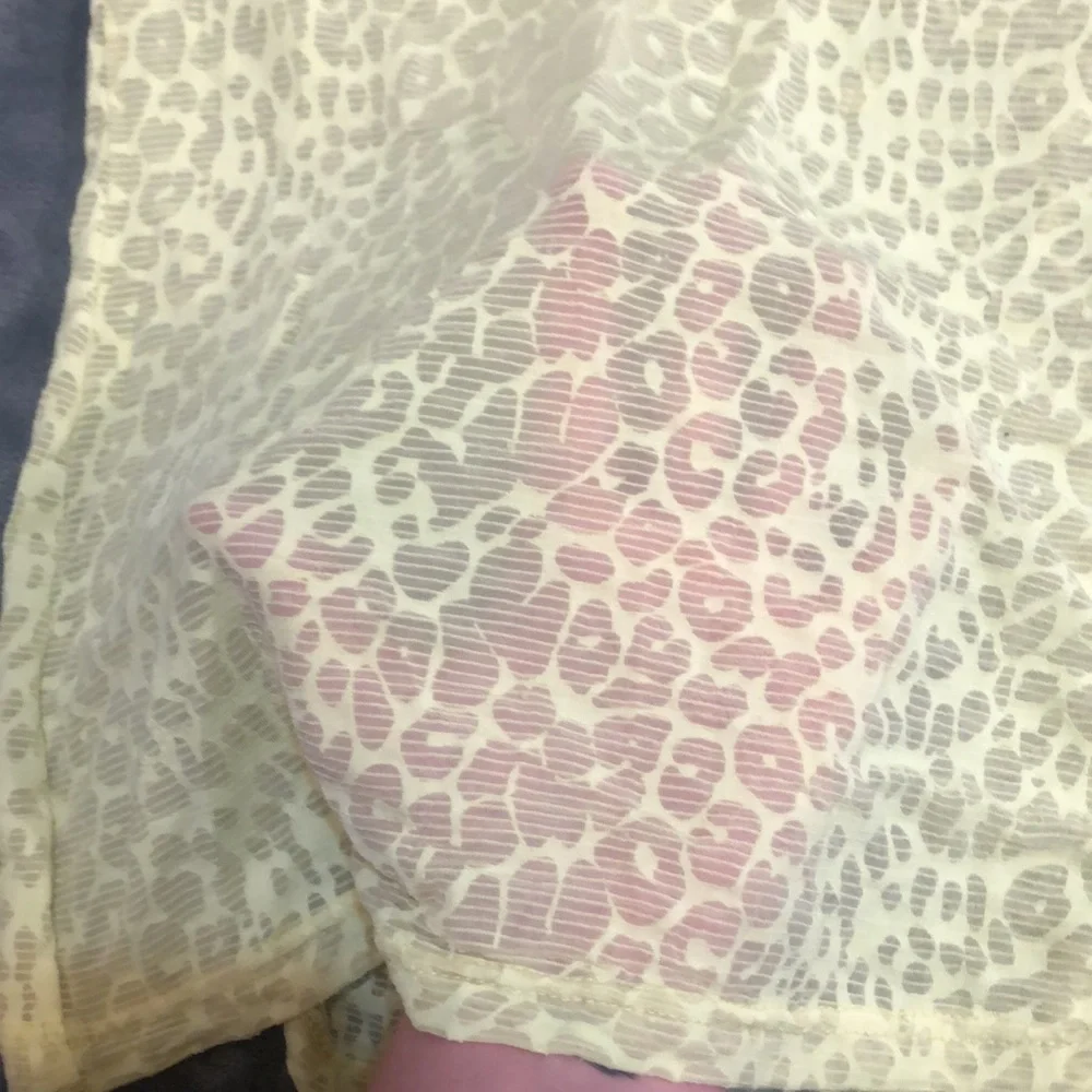 Sheer Animal Print Top - Picture 3 of 4